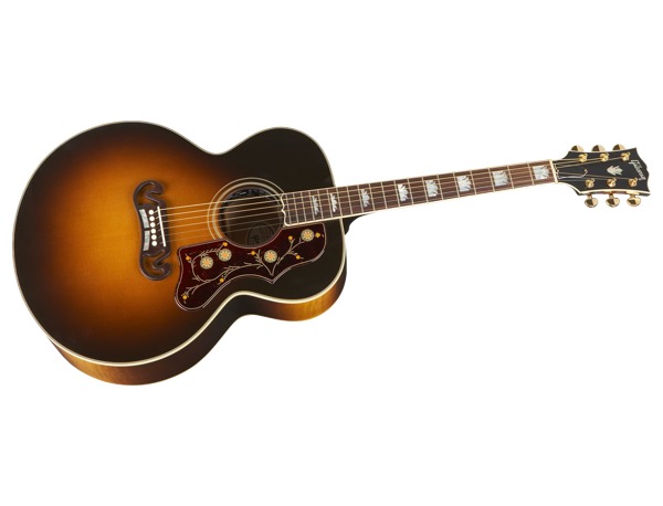 Gibson J-200 Standard Acoustic-Electric Guitar Reviews & Prices ...